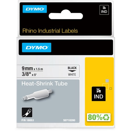 Dymo DYM18053 Rhino Heat Shrink Tube Labels