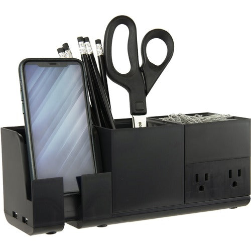 Bostitch BOSKT2BASEKIT1B Konnect Desk Organizer with Power Station