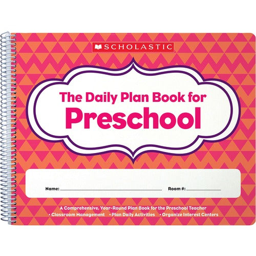 Scholastic SHS1338064584 Daily Plan Book for Preschool