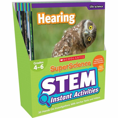 Scholastic SHS1338099019 SuperScience STEM Instant Activities Printed Book