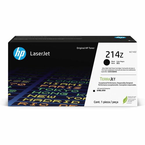 HP HEWW2140Z 214Z Original Laser Toner Cartridge - Black - 1 Each