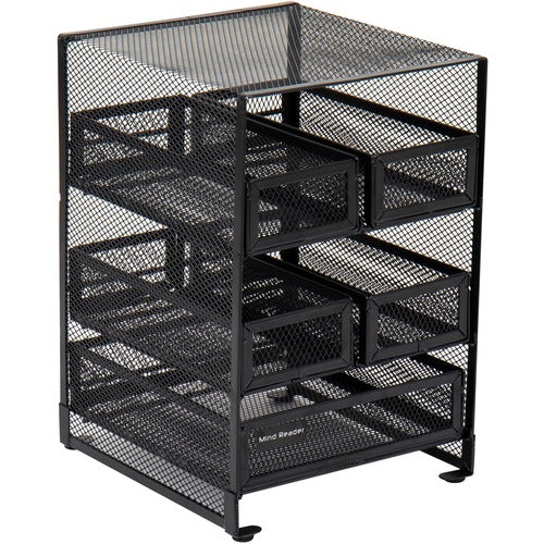 Mind Reader EMSMMTDR5 Network 5-Compartment Tea Bag Organizer