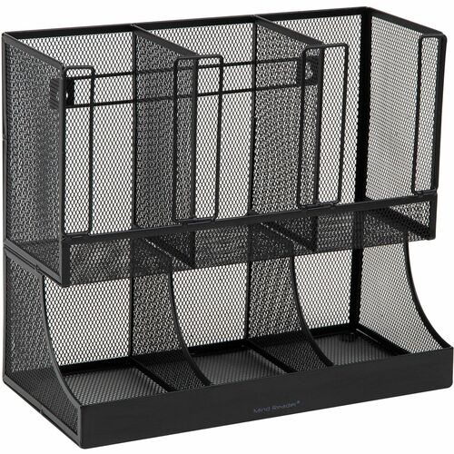 Mind Reader EMSUPMESH 6-Compartment Coffee Condiment Organizer