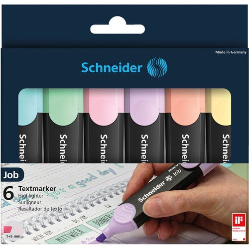 Schneider RED115097 Job Pastel Highlighters
