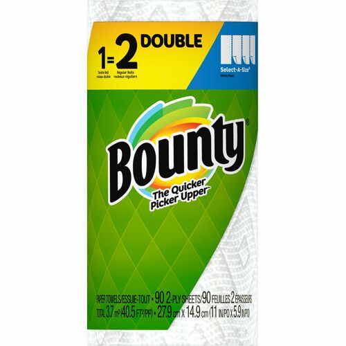 Bounty PGC05815 Select-A-Size Paper Towels - 24 Double Roll = 48 Regular