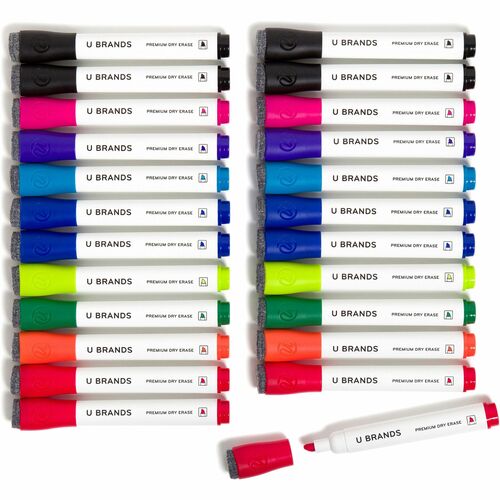 U Brands UBR2929U0112 Chisel Tip Dry-Erase Markers