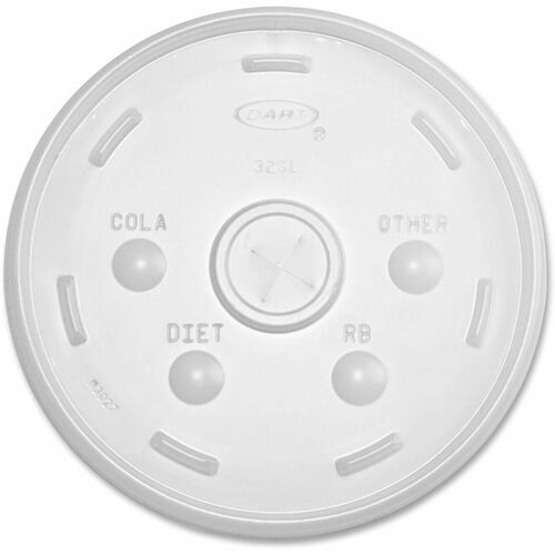 Dart DCC32SL1 Translucent Slotted Lids