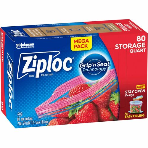 Ziploc® SJN351319 Stand-Up Storage Bags