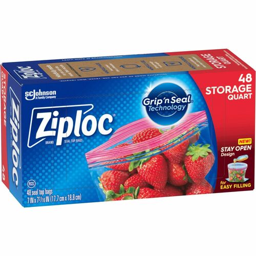 Ziploc® SJN351317 Stand-Up Storage Bags