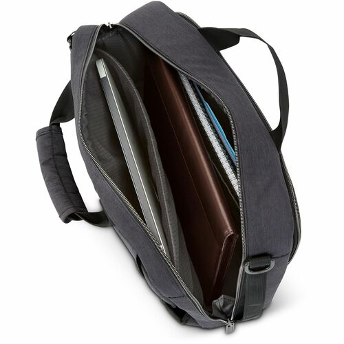 Samsonite SML1462595794 HEATHER Carrying Case (Briefcase) for 15.6" Notebook, Pen, Key, Tablet - Black