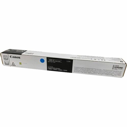 Canon CNM3764C003 GPR-61 Original Laser Toner Cartridge - Cyan - 1 Each