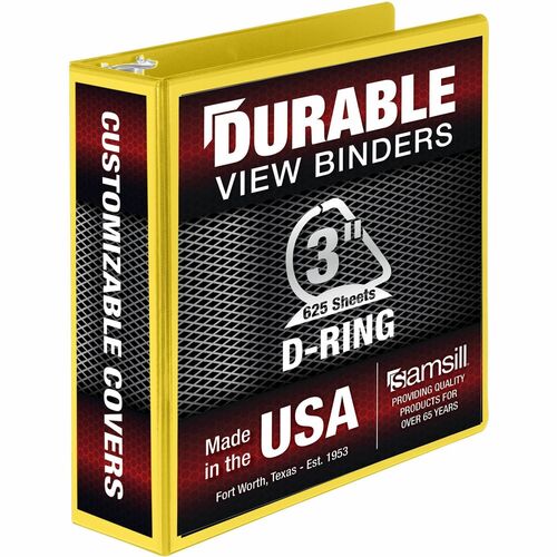 Samsill SAM16481 Durable Three-Ring View Binder