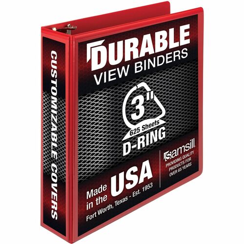Samsill SAM16483 Durable Three-Ring View Binder