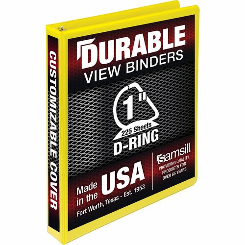 Samsill SAM16431 Durable Three-Ring View Binder
