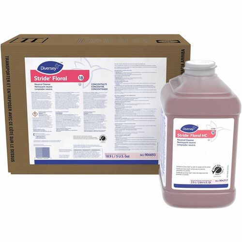 Diversey DVO904717 Stride Floral HC Neutral Cleaner