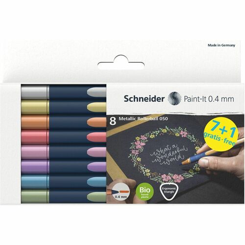 Schneider REDML05011502 Metallic Rollerball Pens