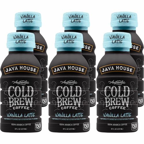 Java House SNHFA10E080 Cold Brew Milk Vanilla Latte Bottles