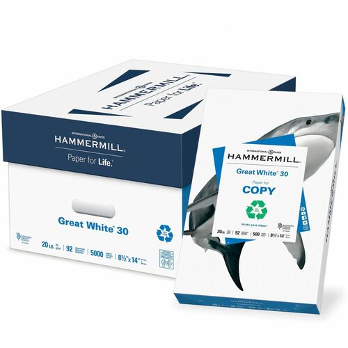 Hammermill HAM86704CT Great White 30 Copy Paper