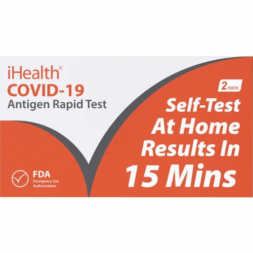 iHealth WSHTSTIHEALTH2 Rapid Antigen Test Kit