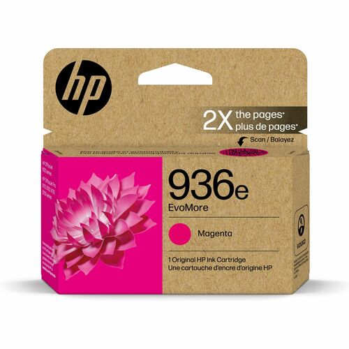 HP HEW4S6V4LN EvoMore 936e Original High Yield Inkjet Ink Cartridge - Magenta - 1 Each