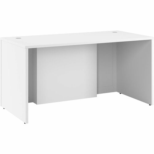Bush Business Furniture BSHHHD160WH Hampton Heights 60W x 30D Executive Desk