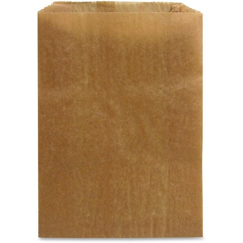 Health Gards HOSKL Receptacle Liners - 8.25" Width X 12" Length X 5.75" Depth - Kraft Paper - 500/Carton - Sanitary Napkin