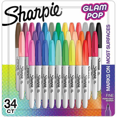 Sharpie SAN2185331 Glam Pop Permanent Markers