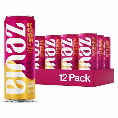 Zevia ZEV0195712 Zero Sugar Energy Drink