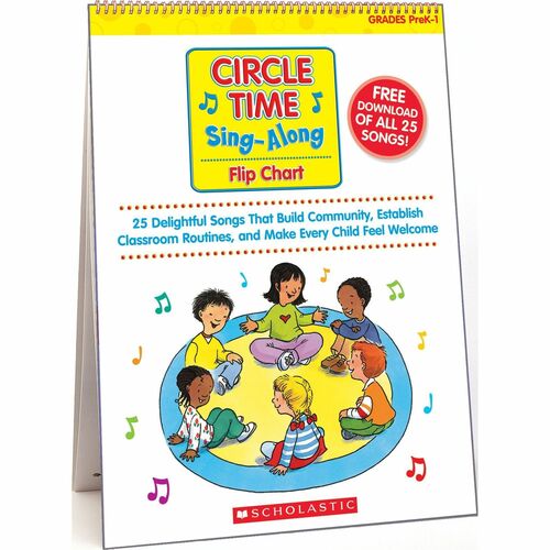Scholastic SHS043965241 Circle Time Sing-Along Flip Chart