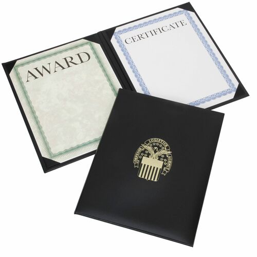 SKILCRAFT® NSN7145934 Padded Award Certificate Binder with DLA Seal