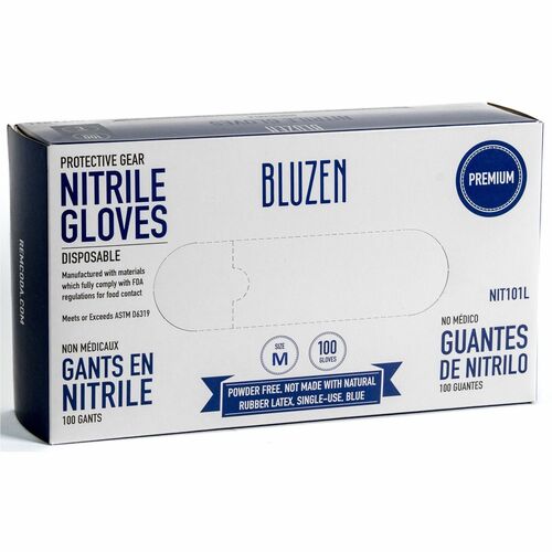Remcoda RMLNIT101M Disposable Nitrile Gloves