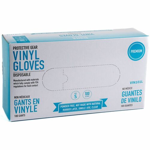 Remcoda RMLVIN101S Powder-Free Vinyl Gloves