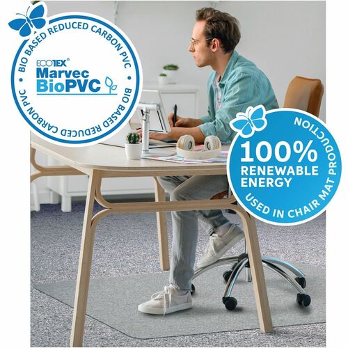 Floortex FLRNCCMFLFG0002 Ecotex Marvec BioPVC Chairmat