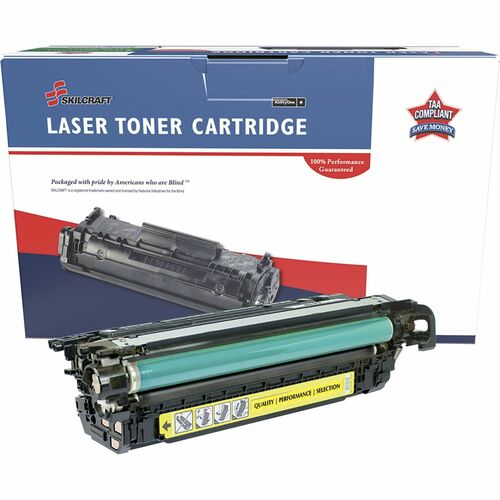 SKILCRAFT® NSN6962211 Remanufactured High/Standard Yield Laser Toner Cartridge 646X, 646A - Yellow - 1 Each