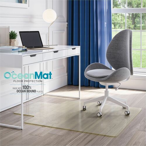 Deflecto DEFCM2G232OCB OceanMat Chair Mat for Hard Floor