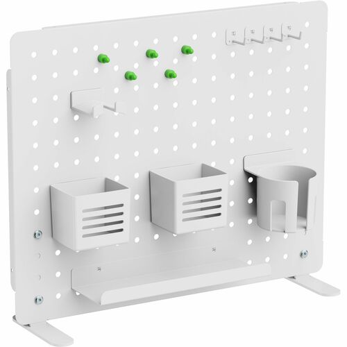 Kantek KTKPBS120W Pegboard Organizer Board with Accessories