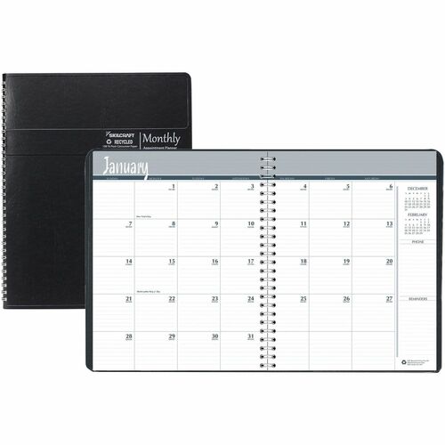 SKILCRAFT® NSN6935573 14-Month Appointment Planner