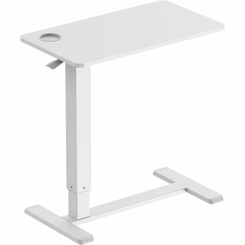 Kantek KTKSTS500W Mobile Pneumatic-Lift Side Desk/Table