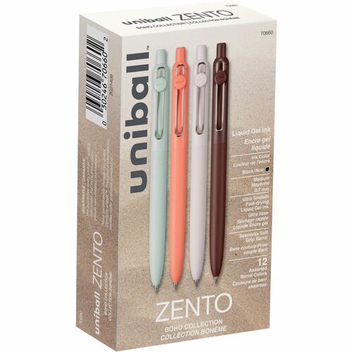 uniball™ UBC70660 Zento Retractable Liquid Gel Pens