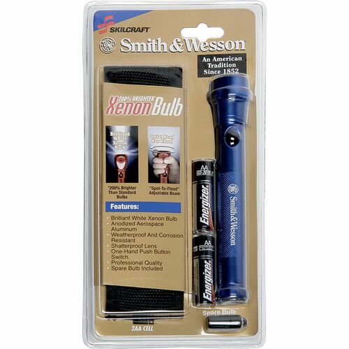 SKILCRAFT® NSN5134300 SKILCRAFT Smith & Wesson Aluminum Flashlight