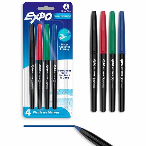 Expo SAN2134341A Vis-A-Vis Wet-Erase Markers