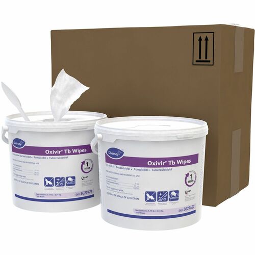 Diversey DVO5627427CT Care Oxivir Tb Disinfectant Cleaner Wipes