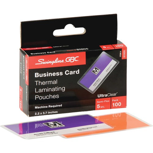 GBC GBC51005 Ultra Clear Thermal Laminating Pouches