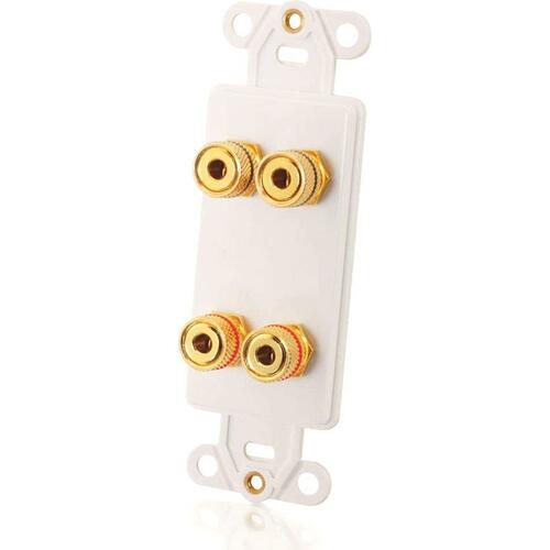 C2G CGO03964 2 Pair Decorative Speaker Insert