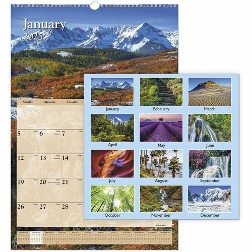 At-A-Glance AAGDMW20128 Scenic Wall Calendar