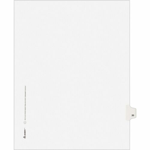 Avery® AVE01020 Avery® Individual Legal Exhibit Dividers - Style
