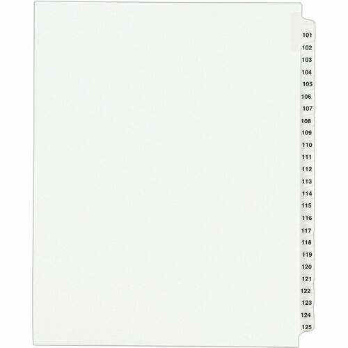 Avery® AVE01334 Avery® Standard Collated Legal Exhibit Divider Sets - Style