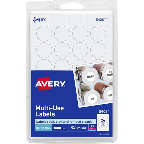 Avery® AVE05408 Avery® Removable ID Labels