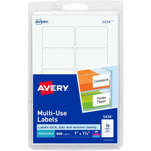 Avery® AVE05434 Avery® Removable ID Labels