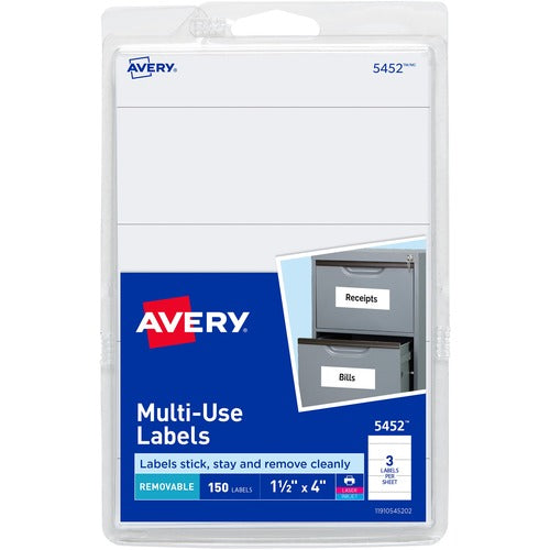 Avery® AVE05452 Avery® Removable ID Labels